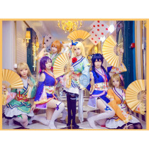 Love Live The School Idol Umi Nozomi Koroti Nico Eli Rin Koizumi Movie Kimono Cosplay Costumes