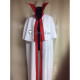 Rurouni Kenshin Hiko Seijuro XIII White Blue Cosplay Costume