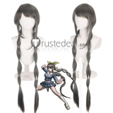 Danranronpa Nidai Nekomaru Izuru Kamukura Tenko Chabashira Grey Black Cosplay Wigs