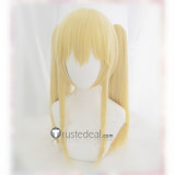 Kakegurui Mary Meari Saotome Blonde Yellow Ponytails Cosplay Wig