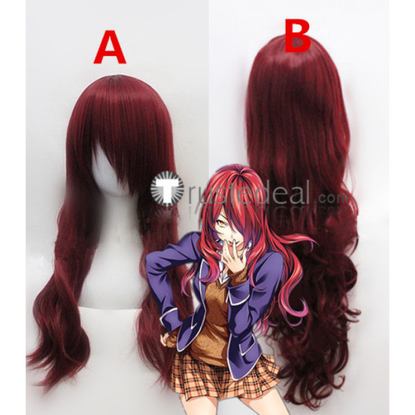 Shokugeki no Soma Rindou Kobayashi Wine Red Styled Cosplay Wigs