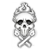 Overwatch Roadhog Hanzo Junkrat Temporary Tattoo Cosplay Accessories