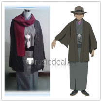 Hell Girl Wanyuudou Grey Kimono Cosplay Costume