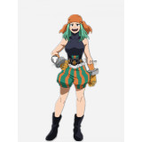 Boku no Hero Academia3 Smile Hero Ms. Joke Emi Fukukado Black Cosplay Shoes Boots