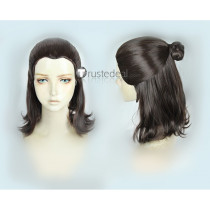 Game of Thrones Arya Stark Brown Braids Cosplay Wig