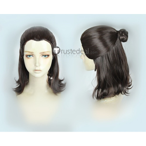 Game of Thrones Arya Stark Brown Braids Cosplay Wig