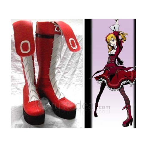Unlight Donita Red Cosplay Shoes Boots Game