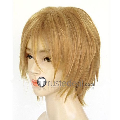 Kurokos Basketball Shoutoku Kiyoshi Miyaji Blonde Cosplay Wig