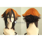 YuGiOh Jaden Yuki Celina Serena Purple Ponytail Orange Brown Styled Cosplay Wig