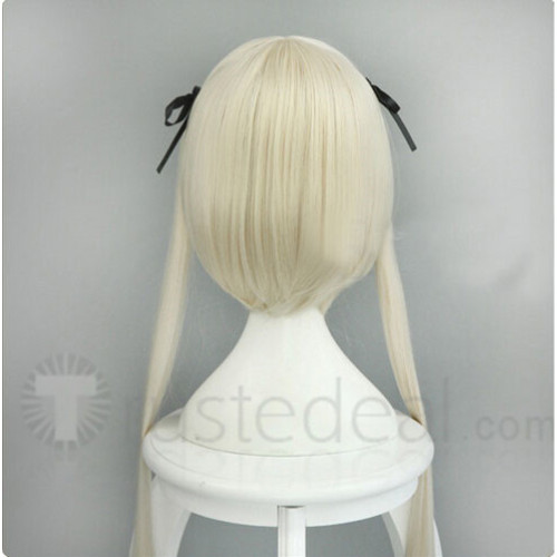 Yosuga no Sora Kasugano Sora Pale Blonde Ponytail Cosplay Wig