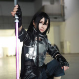 Sword Art Online GGO Kirito Brown Black Cosplay Wigs 100cm