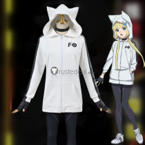 Kemono Jihen Monster Incidents Kon White Hoodie Cosplay Costume