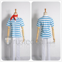 Free Iwatobi Swim Club Nagisa Hazuki Sailor Jersey Cosplay Costume