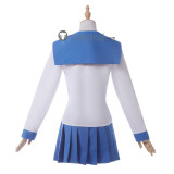 Pop Team Epic Poputepipikku Popuko Pipimi Blue White School Uniform Cosplay Costume