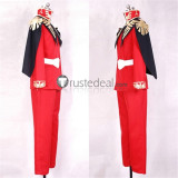 Mobile Suit Gundam Char Aznable Red Black Uniform Cosplay Costume