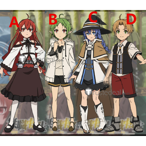 Mushoku Tensei Isekai Ittara Honki Dasu Jobless Reincarnation Rudeus Roxy Sylphiette Eris Cosplay Shoes Boots