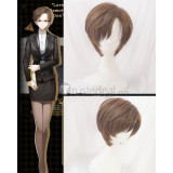 Mystic Messenger Jaehee Kang Short Brown Cosplay Wig