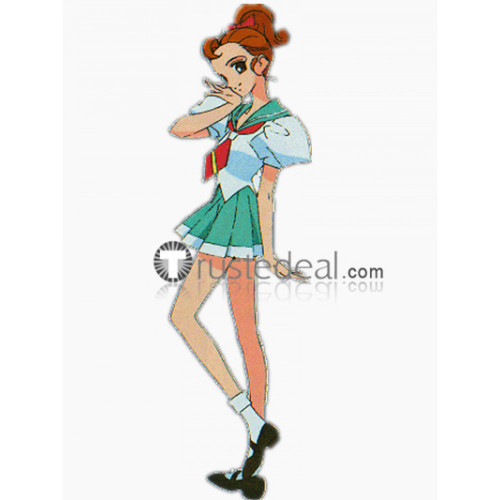 Shoujo Kakumei Utena Anthy Wakaba Kozue Kaoru Juri Arisugawa Green White School Uniform Cosplay Costume