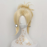 Overwatch Mercy Blonde Ponytail Cosplay Wig