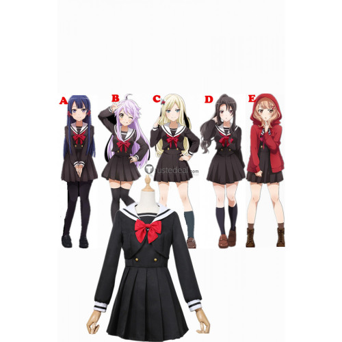 Shoujo Kageki Revue Starlight Re Live Tamao Yuyuko Rui Fumi Ichie School Uniform Cosplay Costumes