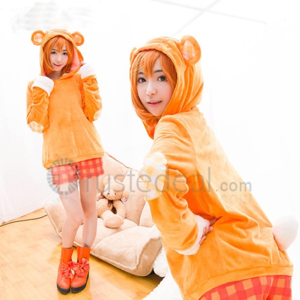 Love Live Kousaka Honoka Orange Bear Cosplay Costume
