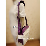 Kurokos Basketball Yosen White Purple Imitation Leather Cosplay Bag