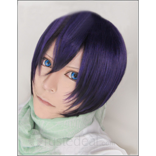 Noragami Yato and Gintama Takasugi Shinsuke Purple Cosplay Wigs