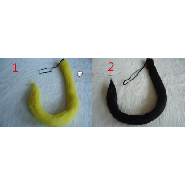 Gintama Sadaharu Dog Neko Cat Girl White Yellow Black Red Tails Cosplay Accessory
