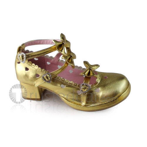 Three Bows Lolita Shoes