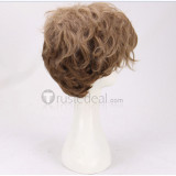 Fantastic Beasts Newt Scamander Brown Curl Cosplay Wig