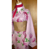 Gintama Chin Pirako Pink Kimono Cosplay