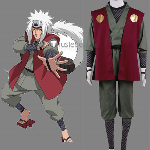 Naruto Jiraiya Cosplay Costume