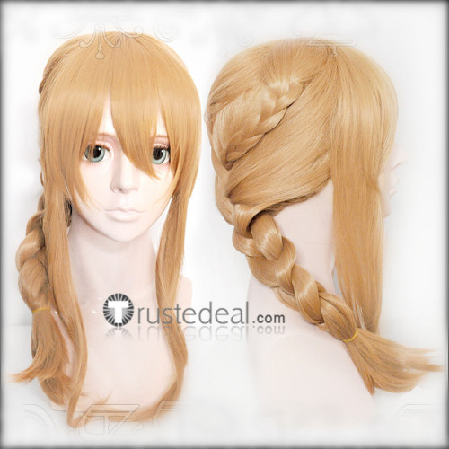 Goblin Slayer Guild Girl Light Brown Cosplay Wig