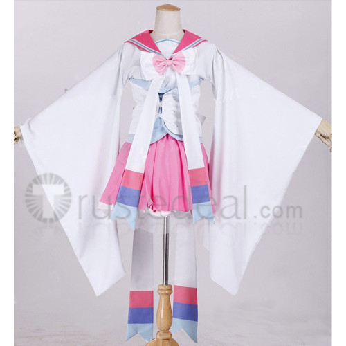 Gijinka Sylveon Pink Kimono Cosplay Costume