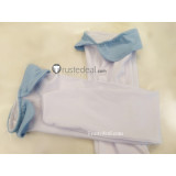 Pokemon Sun And Moon Lillie White Blue Dress Cosplay Costume