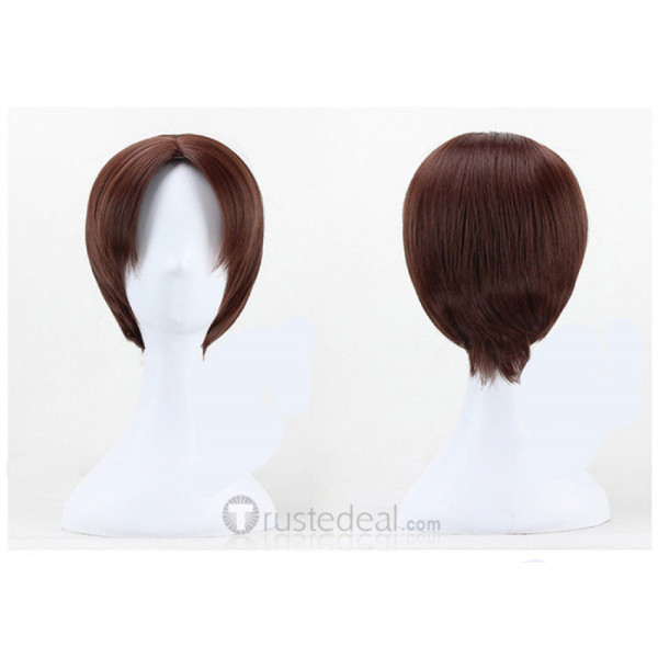 The King of Fighters Kyo Kusanagi Short Brown Cosplay Wig
