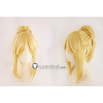 Fate Apocrypha Saber of Red Mordred Blonde Cosplay Wig