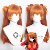 Neon Genesis Evangelion Asuka Langley Soryu Orange Brown Cosplay Wig 3