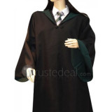 Harry Potter Slytherin Cosplay Overcoat and Necktie and Sweater and Shirt and Hat and Scarf Set