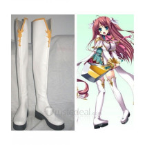 Koihime Muso Ryuubi Gentoku Toka White Cosplay Boots Shoes