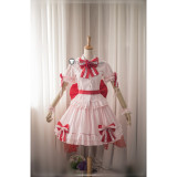 Touhou Project Reimu Hakurei Remilia Scarlet Lolita Red Pink Cosplay Costumes
