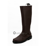 One Punch Man Genos Brown Cosplay Boots Shoes