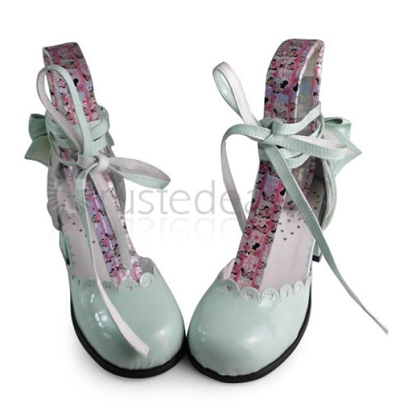 Light Green Classic Lolita Sandals