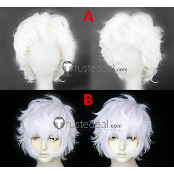 The Arcana A Mystic Romance Asra Curly White Cosplay Wig