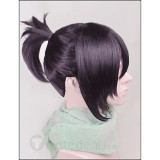 Noragami Yato Kimono Purple Ponytail Cosplay Wig