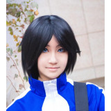 Pokemon Elesa XY Calem Black Yellow Cosplay Wig and Hat