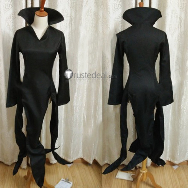 One Punch Man Tornado of Terror Tatsumaki Black Cosplay Costume