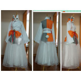 Natsume Yuujinchou Madara Girl Gijnka Kimono Cosplay Costumes