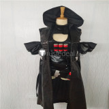 Overwatch Reaper Genderbend Female Black Cosplay Costume