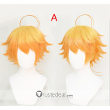 The Promised Neverland Yakusoku no Nebarando Emma Blonde Orange Gradient Cosplay Wigs